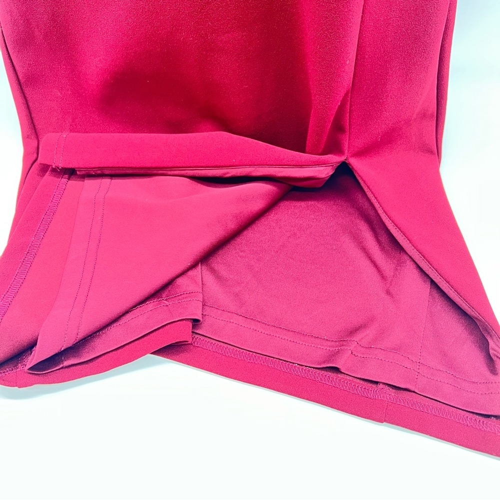 Lulu's Bold Red Backless Dress w/Front Slit Over Left Thigh-Size XS - Picture 7 of 9